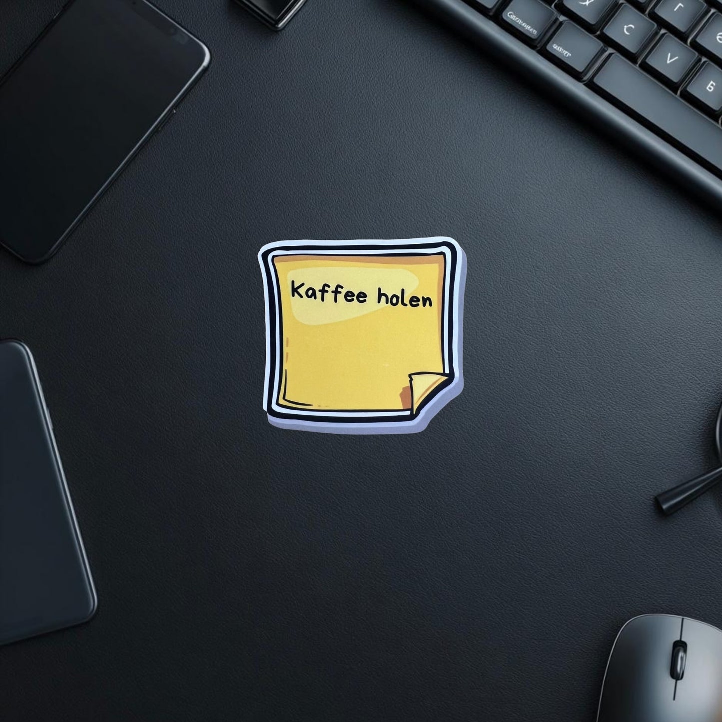 Sticker "Kaffe holen" - Büro