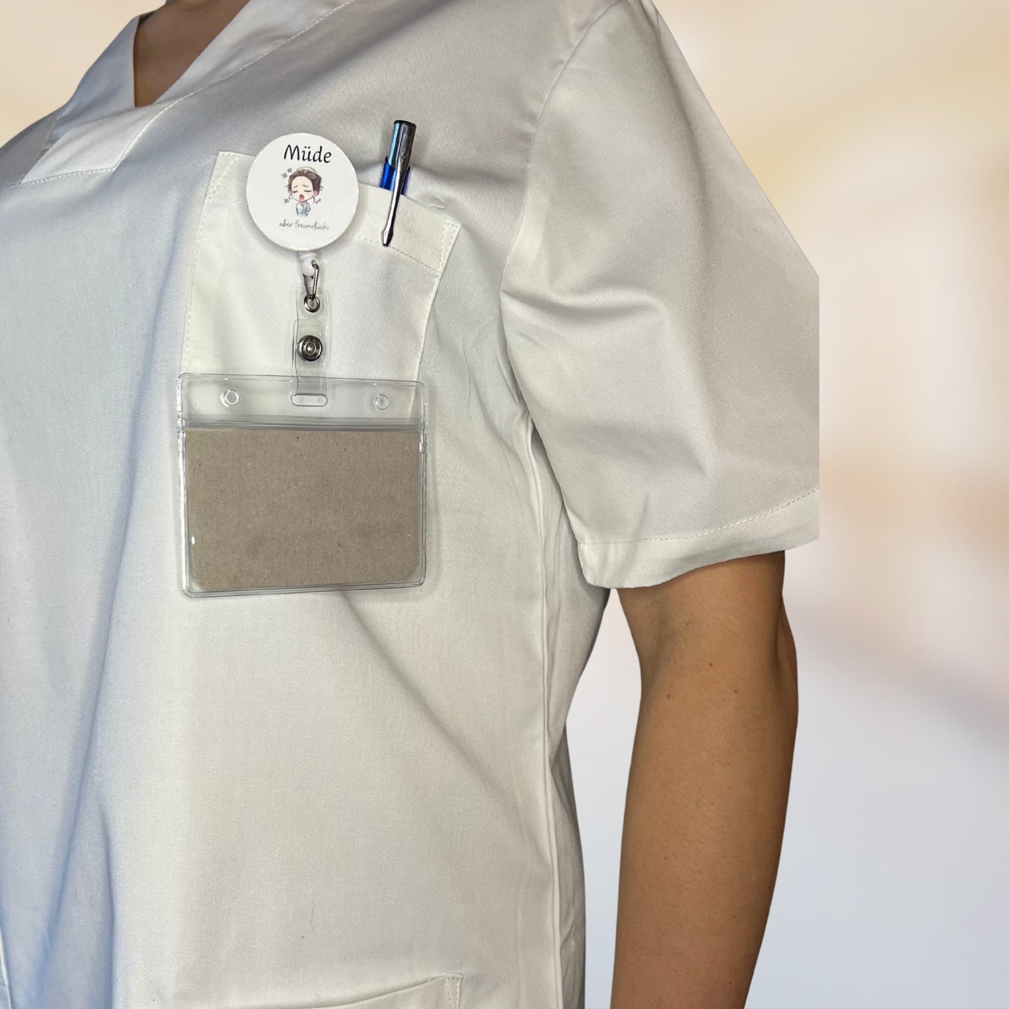 Ausweishalter Starterpack – inkl. wechselbarem Design "Müde"