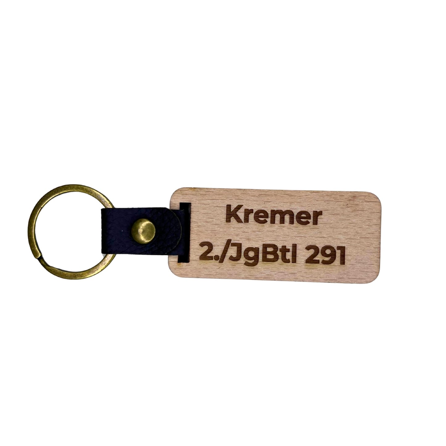 Schlüsselanhänger aus Holz - "Bundeswehr“ (personalisierbar)