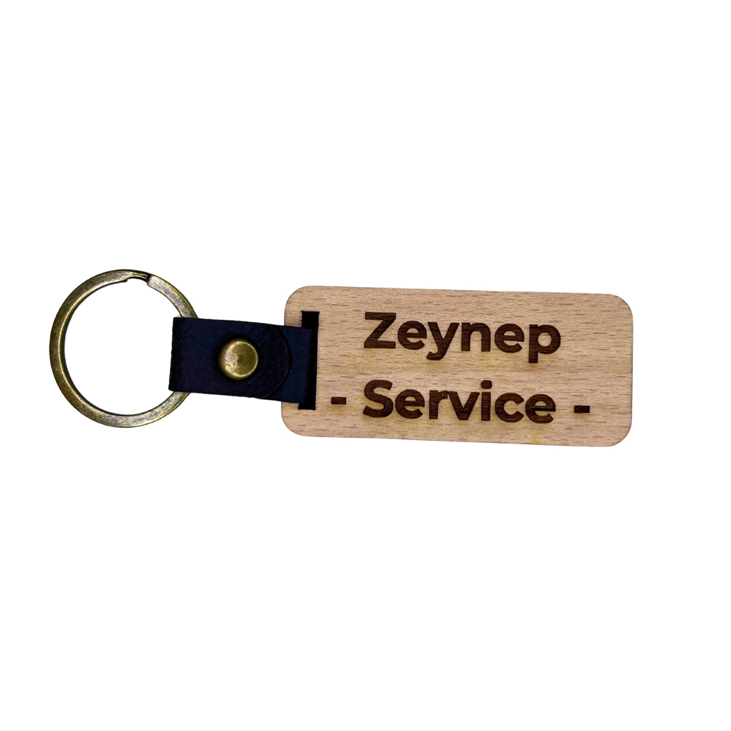 Schlüsselanhänger aus Holz - "Gastro“ (personalisierbar)