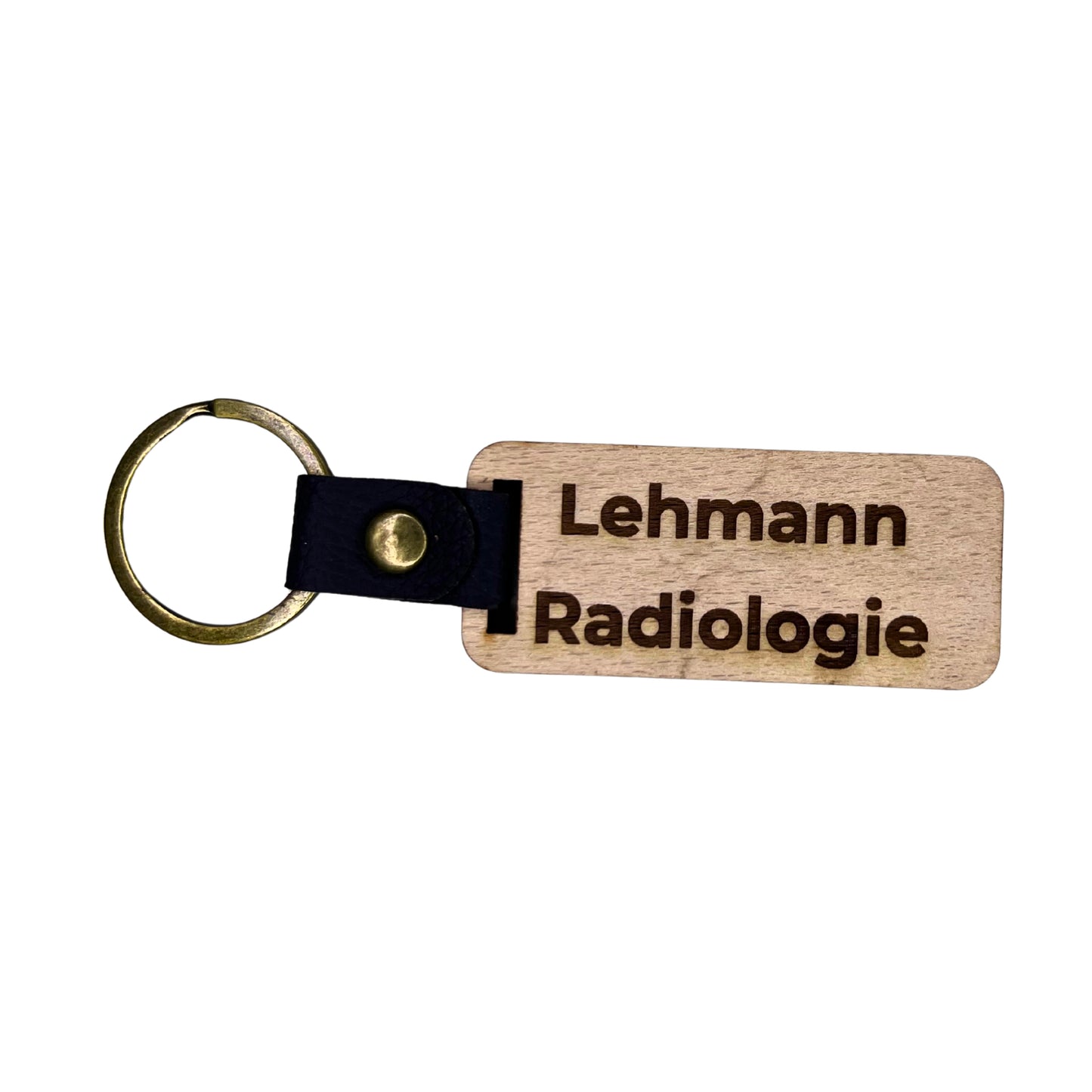 Schlüsselanhänger aus Holz - "Healthcare“ (personalisierbar)