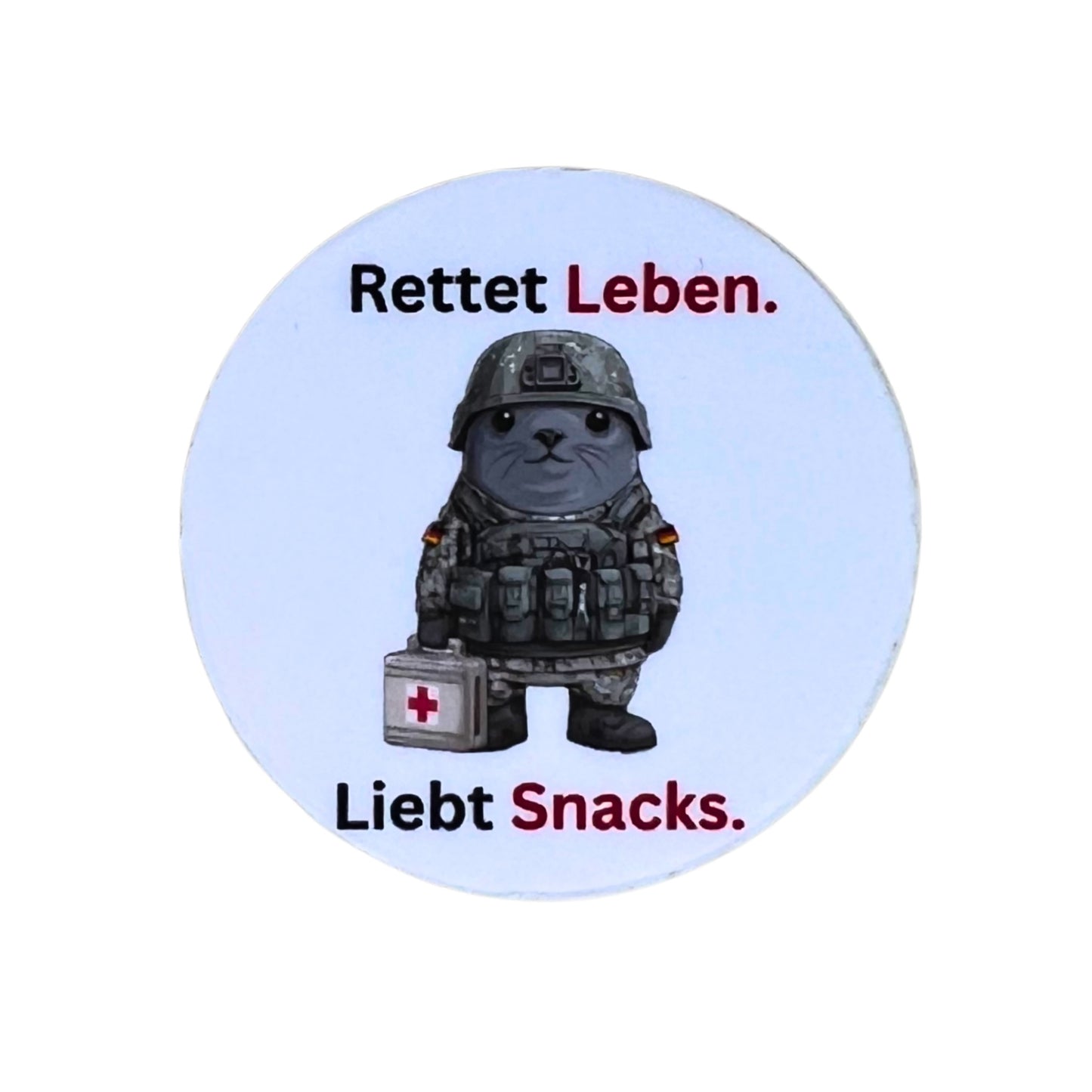 Magnetdesign "Rettet Leben" - passend für Ausweishalter