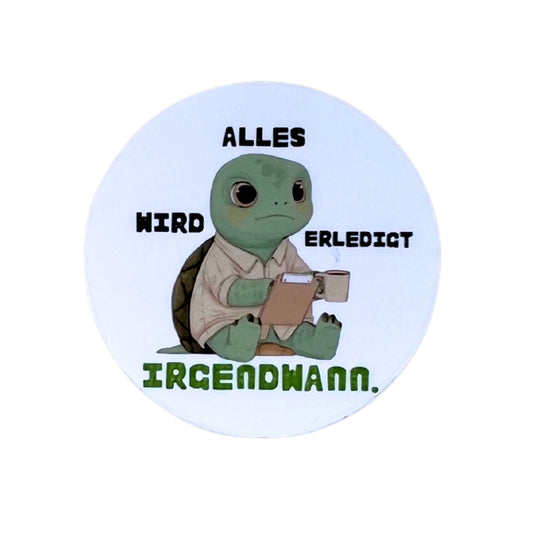 Magnetdesign "Irgendwann" - passend für Ausweishalter