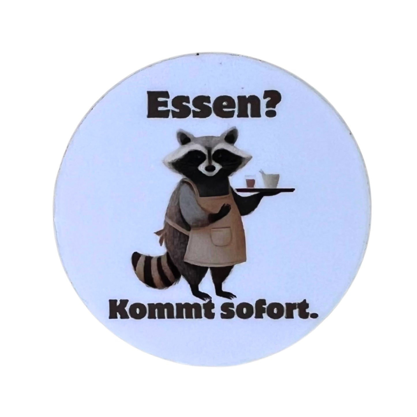 Magnetdesign "Essen kommt sofort" - passend für Ausweishalter