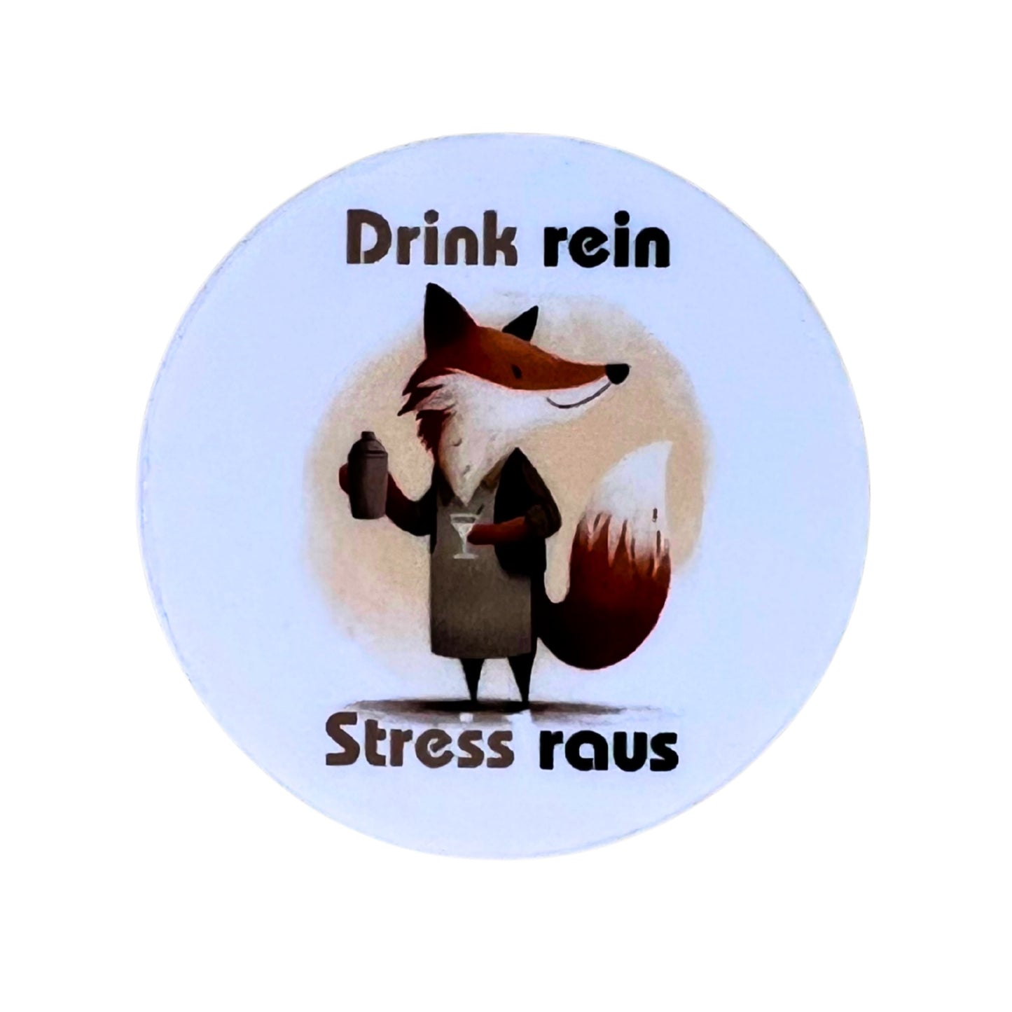 Magnetdesign "Drink rein" - passend für Ausweishalter