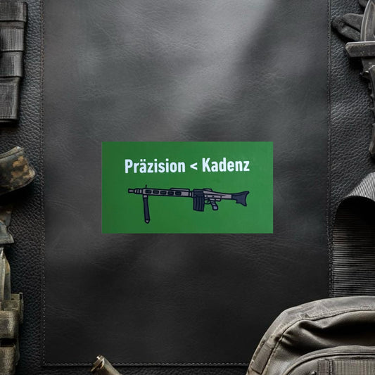 Sticker "Präzision < Kadenz" - Bundeswehr
