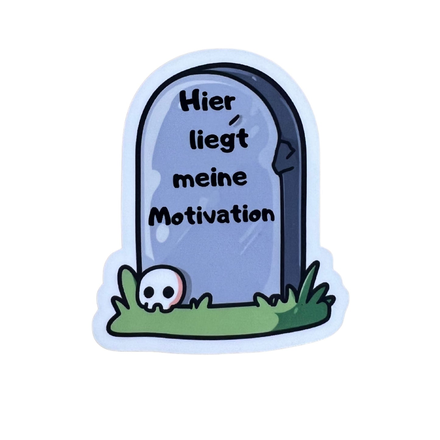 Sticker "Motivation Grabstein" - Healthcare
