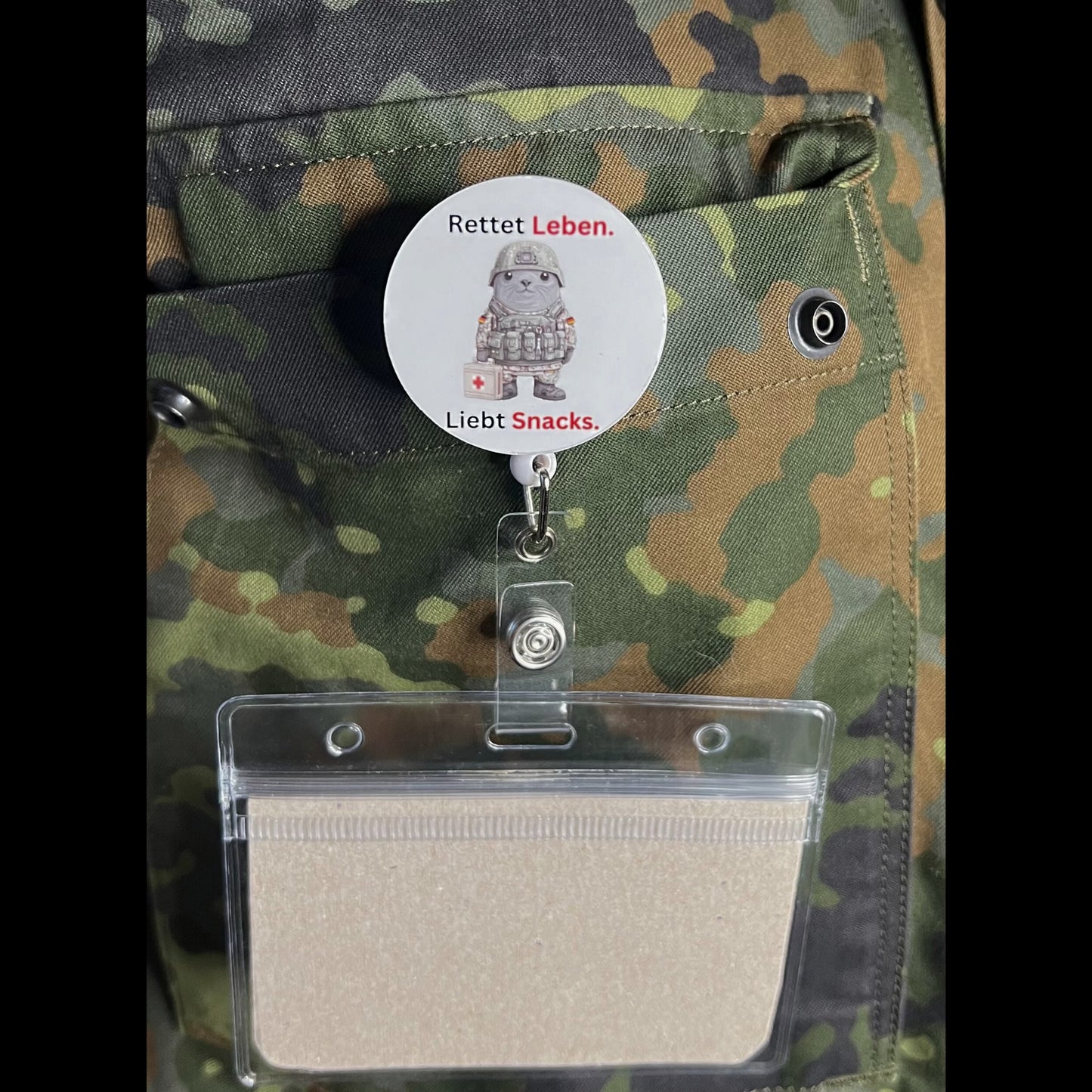 Ausweishalter Starterpack – inkl. wechselbarem Design "Rettet Leben"