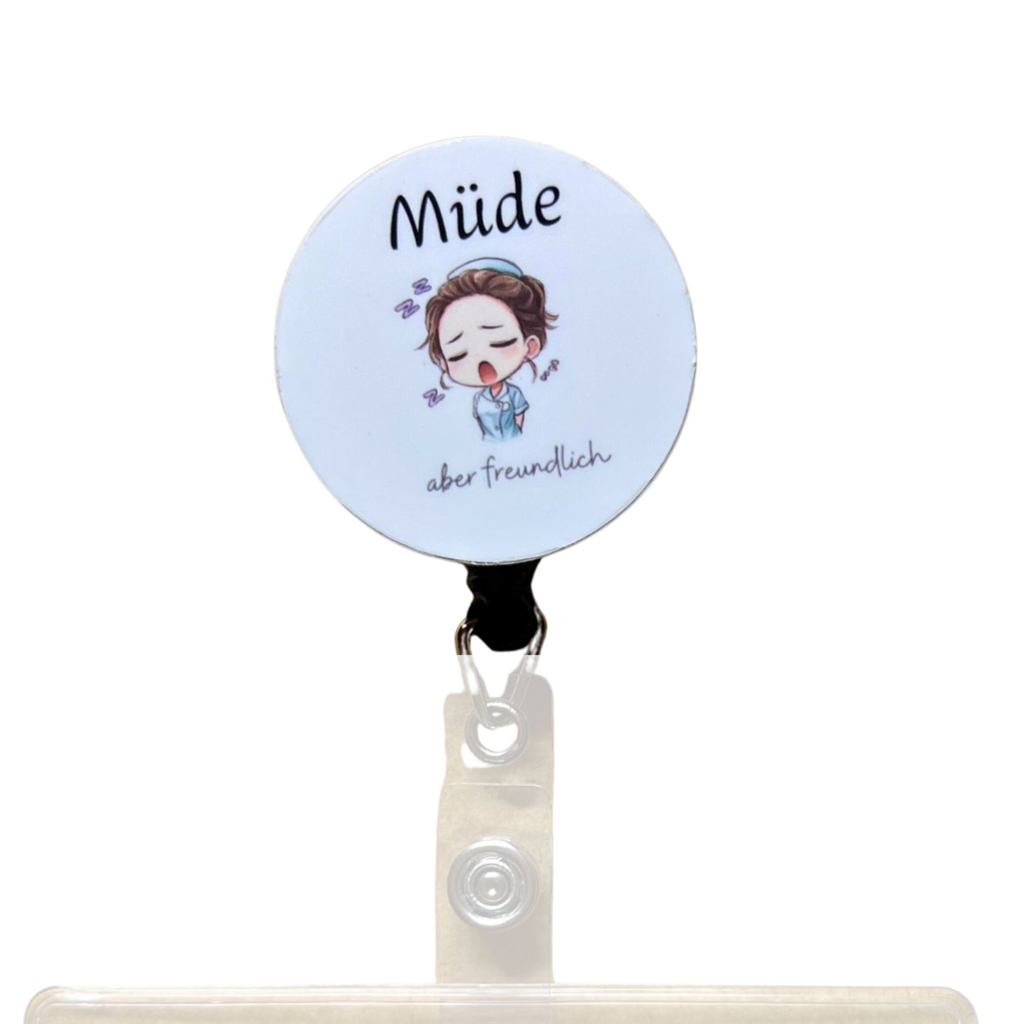 Ausweishalter Starterpack – inkl. wechselbarem Design "Müde"