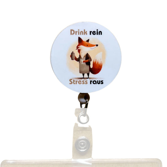 Ausweishalter Starterpack – inkl. wechselbarem Design "Drink rein"