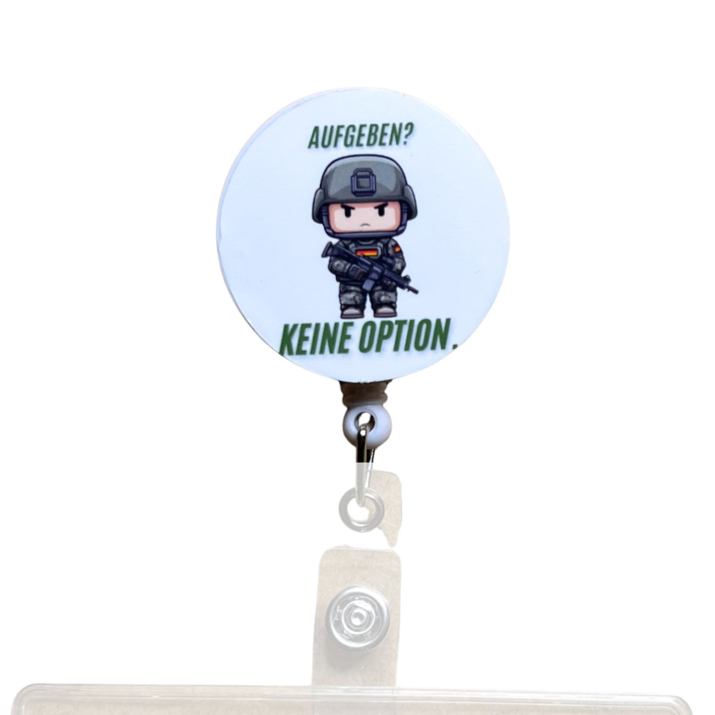 Ausweishalter Starterpack – inkl. wechselbarem Design "Niemals aufgeben"