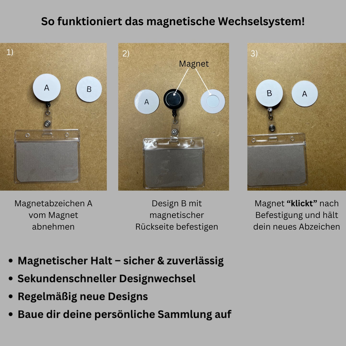 Ausweishalter Starterpack – inkl. wechselbarem Design "Kaum geweint"