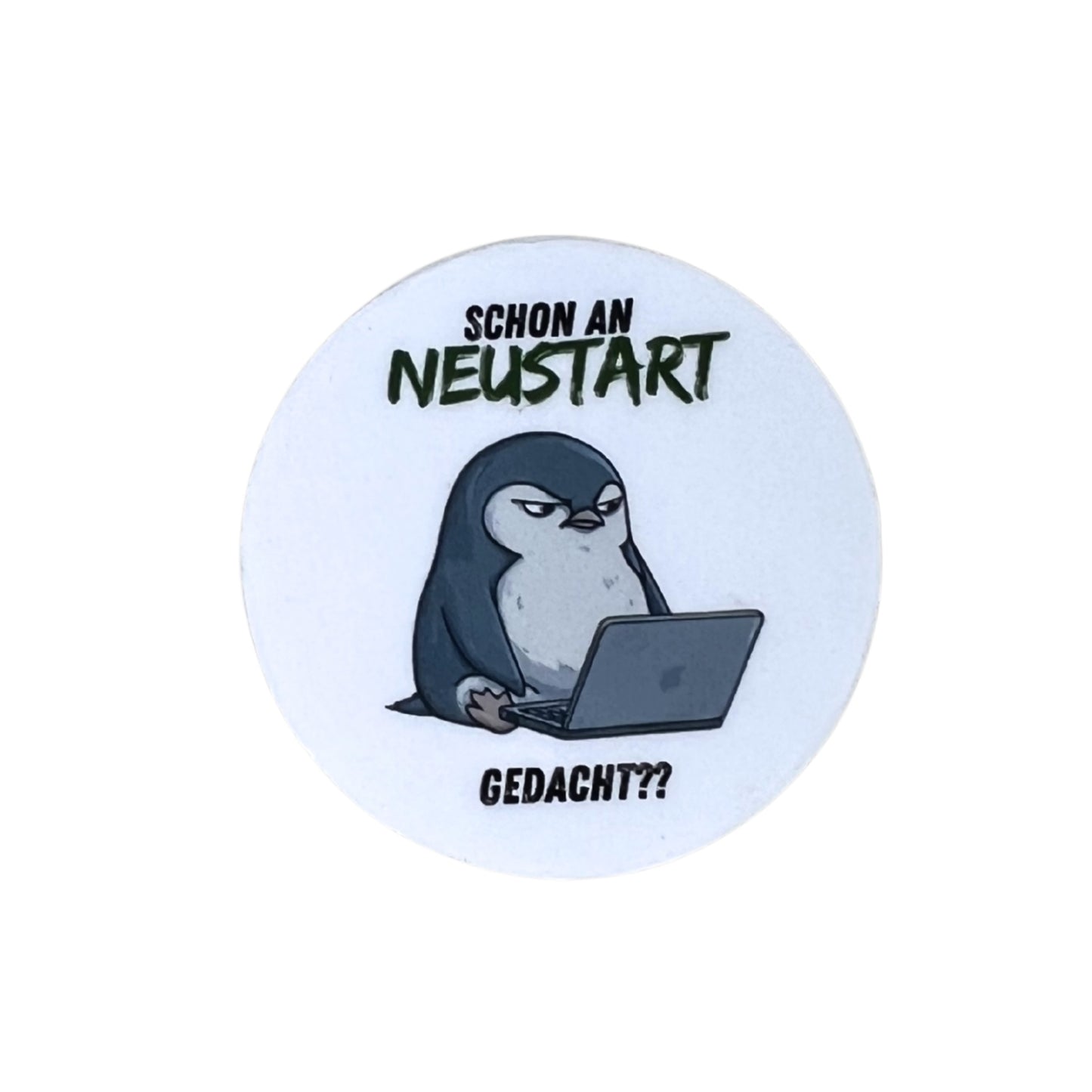 Magnetdesign "Neustart" - passend für Ausweishalter